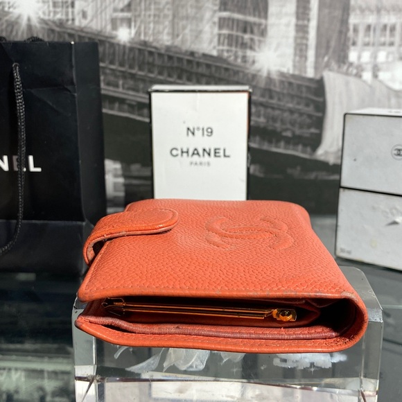 Authentic Rare Chanel Timeless CC Caviar Leather Purse Wallet - Picture 16 of 16